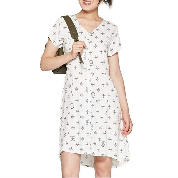 Rock by Junk Food White Blondie Camp Funtime Dress - Picture 1 of 9